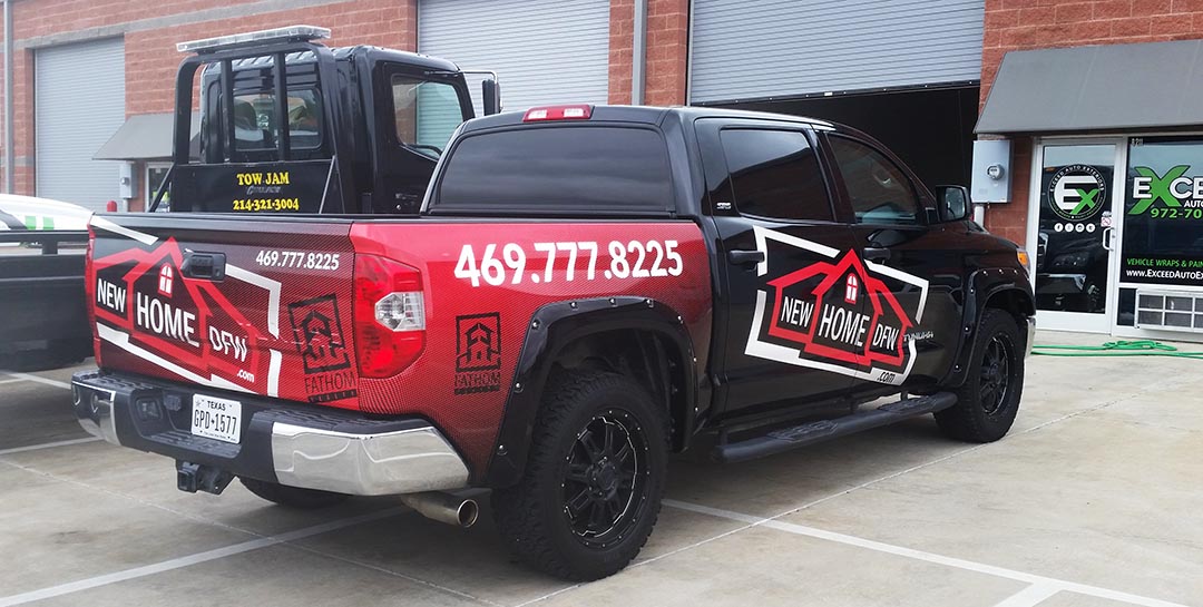 New Home DFW Truck Wrap